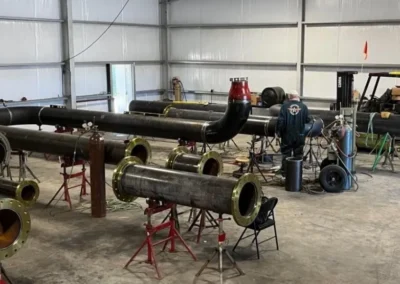 Turnaround Special Forces TASF pipe fabrication and installation