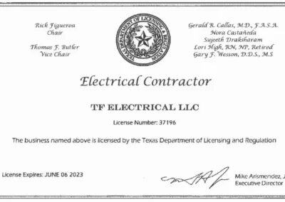 TF Electrical Certifications and Safety